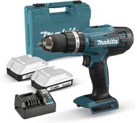 Makita HP488D006 Perceuse-visseuse à percussion 18 V 42 Nm 2 x 2,0 Ah coffret