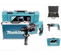 Makita HR 2470 780 W SDS-Plus 24 mm marteau perforateur en coffret + D-42444 SDS-Plus set de forets-burins 17 pces en coffret alu