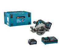 Makita HS012GD201 Scie circulaire portative sans fil Profondeur de coupe max. (90°) 57 mm + 2 batteries, + chargeur, + mallette 1300 W 40 V 2.5 Ah G
