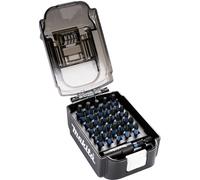Makita Impact Black E-03084 Jeu dembouts vis Pozidriv, cruciforme Phillips, 6 pans intérieurs (TX) avec porte-embout