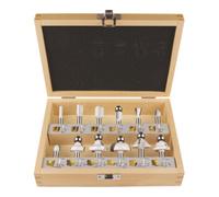 Coffret de 12 fraises à bois MAKITA D-53556 pour défonceuse (queue 8mm)