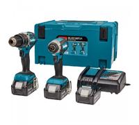 MAKITA Jeu de batteries DHP484+DTD153 Li-ion LXT 18V/5.0Ah DLX2180TJ1