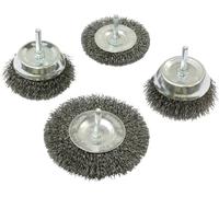 Makita Jeu de brosses rondes, 4 pièces Acier D-65729 1 pc(s)