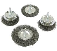 Makita Jeu de brosses rondes, 4 pièces Acier D-65729 D-65729 1 pc(s)