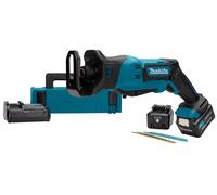 Makita JR103DSMJ - 10,8V Li-ion - Scie Sabre Sans-fil - 2 Batteries 4,0 Ah - Coulissante - MAKPAC - Changement Rapide