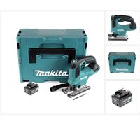 Makita JV 103 DM1J Scie sauteuse sans fil 10,8V en Makpac + 1x batterie 4,0 Ah - sans chargeur