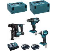MAKITA Kit 18V MSL3P2 (DHR171 + DDF482 + DTD154 + 2 x 5.0 Ah + DC18RC + MAKPAC 2 + MAKPAC 3)