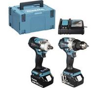 Makita Kit combo batterie DLX2533TJ, perceuse-visseuse sans fil DDF489Z hocs sans fil DTW300Z, 18 volts, Tournevis