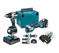 Makita Kit combo batterie DLX2592JX1, 18 Volts, Perceuse/visseuse