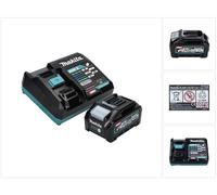 Makita Kit de démarrage batterie 40 V max + 1x Batterie (191B26-6) + Chargeur (191E07-8)