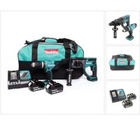 MAKITA Kit DLX2025M (DHP453 + DHR202 + 2 x 4.0 Ah + DC18RC + LXT600)