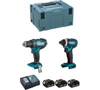 MAKITA Kit DLX2127MJ1 (DDF482 + DTD152 + 3 x 4.0 Ah + DC18RC + MAKPAC 3)