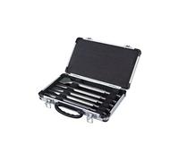 Makita-Lot De 5 Pièces Dans Coffret En Aluminium 2 Ciseau Plat Taille 2, 1 Burin Large Sds-Plus