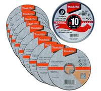 Makita MAKD1876410 Lot de 10 disques à tronçonner 115 mm