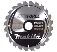 Makita MAKFORCE B-32247 Lame de scie circulaire au carbure 190 x 30 x 1.4 mm Nombre de dents: 24 1 pc(s)