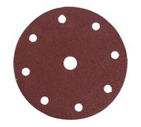 Makita Disques abrasifs P-31996 Ø 150 mm auto-agrippant Grain 240 8+1 trous Rouge 10 pièces