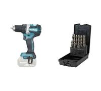 Makita Makita Perceuse-visseuse sans fil DDF484Z Solo avec jeu de 19 forets hélicoïdaux Quantité:1