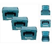 Makita MAKPAC 3 Set : 3x Coffrets