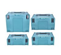 Makita Makpac Kit Gr. 1, 2, 3, 4 - Boîte de Transport et Caisse à Outils