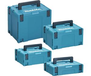 Makita MAKPAC Mallette de rangement Gr. 1 + Gr. 2 + Gr. 3 + Gr. 4