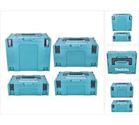 Makita Makpac Set Gr. 1 + Gr. 2 + Gr. 3 + Gr. 4 Boîte de transport et caisse à outils