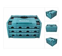 Makita MAKSTOR Mallette à outils 12 tiroirs