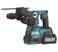 Makita - Marteau combiné sans fil 40 V, 2 batteries Li-ion XGT 4,0 Ah, chargeur HR002GM202