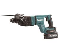 Makita - Marteau combiné sans fil 40 V, 2 batteries Li-ion XGT 4,0 Ah, chargeur HR007GM201
