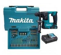 Makita - Marteau perforateur sans fil 12V, 2 batteries 1,5 Ah CXT, chargeur HR140DWYE1