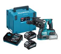 Makita Marteau sans fil avec mandrin remplaçable Li-ion XGT 40V/4.0Ah, Makpac HR004GM201