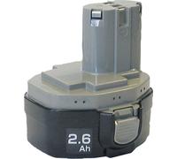 Makita Ni-MH 1434 14.4V, Pile/accu, nickel-métal hydrure (NiMH), 2,6 Ah, 14,4 V, noir, argent, 1 pièce(s)