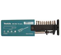 Makita P-1678 jeu d'embouts, rallonge, PH, PZ, plat, Torx, 10 pieces
