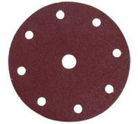 Makita Disques abrasifs P-31930, Ø150 mm, Grain 80, auto-agrippant 8+1 trous, 10 pièces