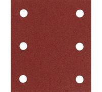Makita P-33130 Feuilles rectangulaires abrasives 114x102 mm - 3 + 3 trous - Auto-agrippant