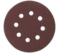10 disques abrasifs MAKITA Ø 125 mm Red Auto-agrippant avec 8 trous