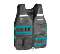 Makita P-72089 Gilet de Travail Multipoches Noir