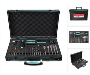 Makita P-90261 Pro XL - 70 pièces de perçage vissage dans un Coffret en aluminium