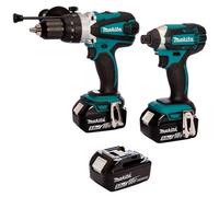 MAKITA Pack 18V 3x5 Ah perceuse et visseuse DLX2144TJ1 - LOT0258