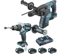 MAKITA Pack perceuse et perforateur 18V 4x5 Ah - DLX2101PTJ