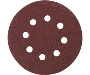 Makita Papier abrasif à velcro, Ø 125mm, K80, Feuille abrasive