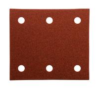 10 feuilles abrasives Makita velcro 114 x 102mm (6 trous)