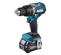 Perceuse visseuse à percussion 40V XGT - MAKITA - avec 2 batteries 2,5Ah - chargeur - MAKPAC - HP002GD201
