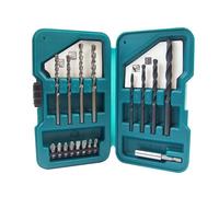 Makita Perceuse Et Screwdriver Bout Set 17 Pièce Bois Métal Masonry MAKD45858
