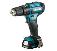 Makita Perceuse visseuse à percussion 12V max. / 2,0 Ah 2 x BL1021B + Chargeur - HP333DSAX1