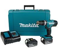 Makita DHP453SFE Perceuse visseuse a percussion Li-ion (2x3,0Ah/18V)