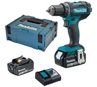 Makita - Perceuse-visseuse sans fil 18 V, 2 batteries 3,0 Ah LXT, chargeur DDF482RFJ
