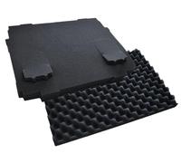 Makita Jeu de tampons pour MAKPAC 40 mm Insert mousse 375 x 280 x 80 mm 2 pièces