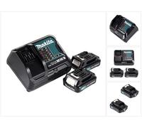 Makita Power Source Kit 12V: 2x BL1021B Batteries 2,0Ah + DC10SB Chargeur