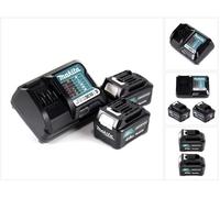 Makita Power Source Kit 12V avec 2x BL1041B batterie 4,0Ah + chargeur DC10WD