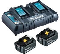 Makita Power Source-Kit 18 V / 2x 4,0 Ah batterie + double chargeur - 199481-4